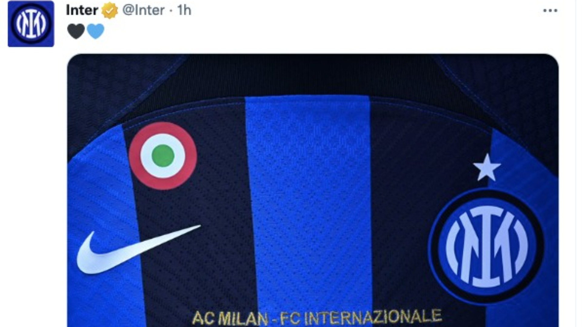 Maglia Inter Supercoppa Italia 2023