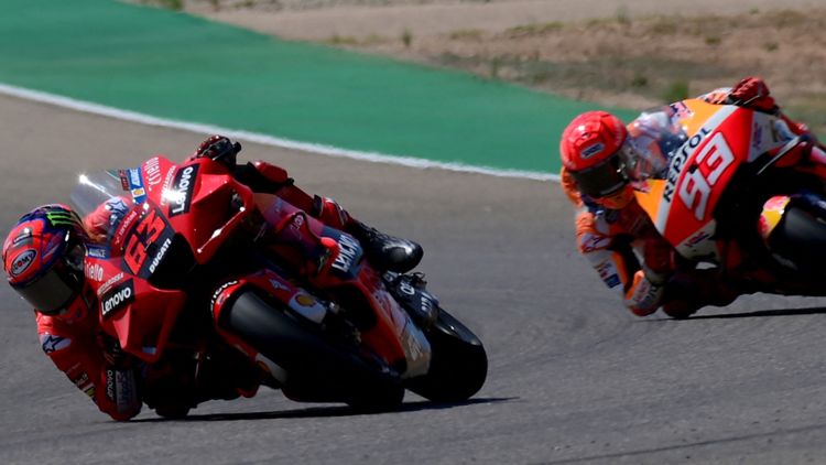 Marc Márquez Pecco Bagnaia GP Aragón MotoGP 2021