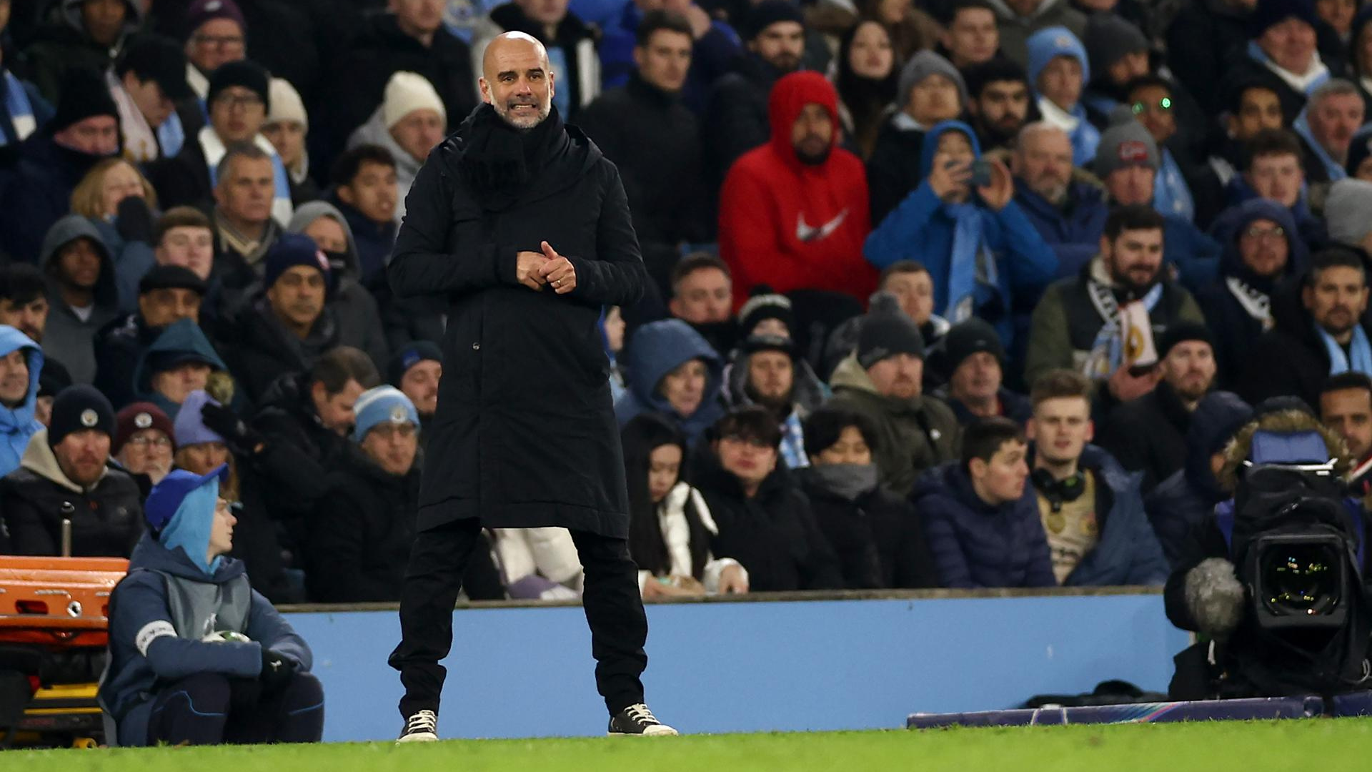 Pep Guardiola Manchester City Champions League 2025
