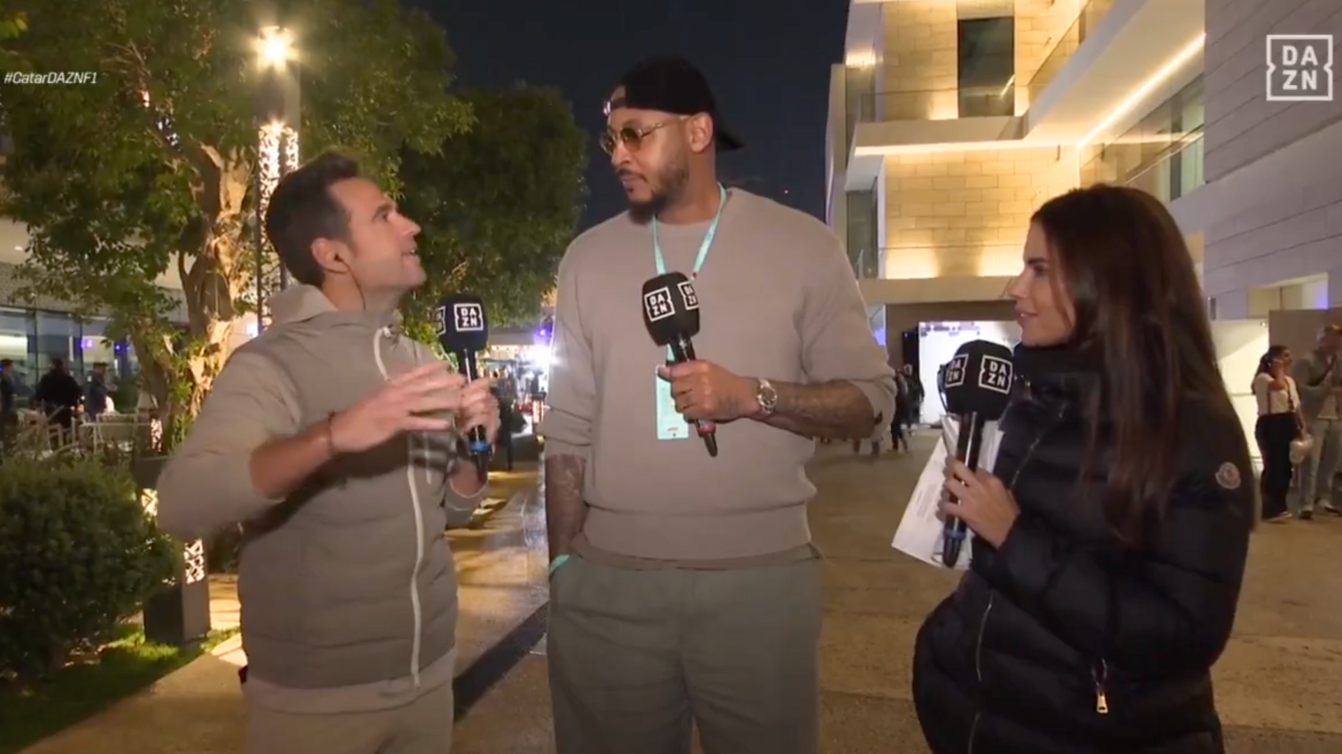 Carmelo Anthony, DAZN, F1 Qatar