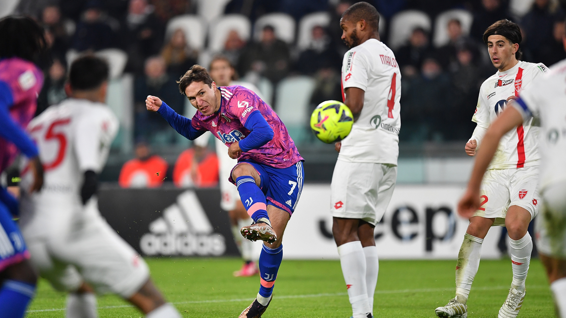 Chiesa gol in Coppa Italia Juventus-Monza