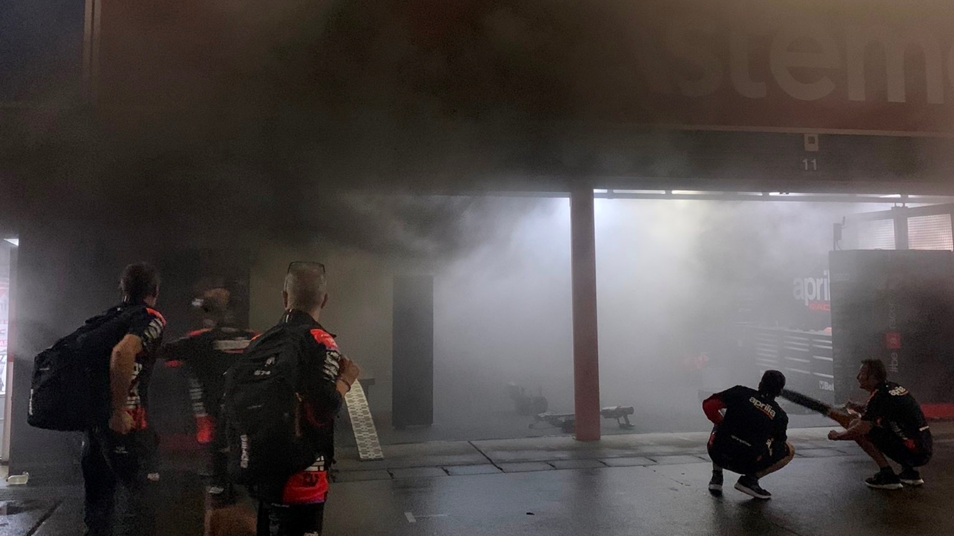 GP Japón 2022 incendio