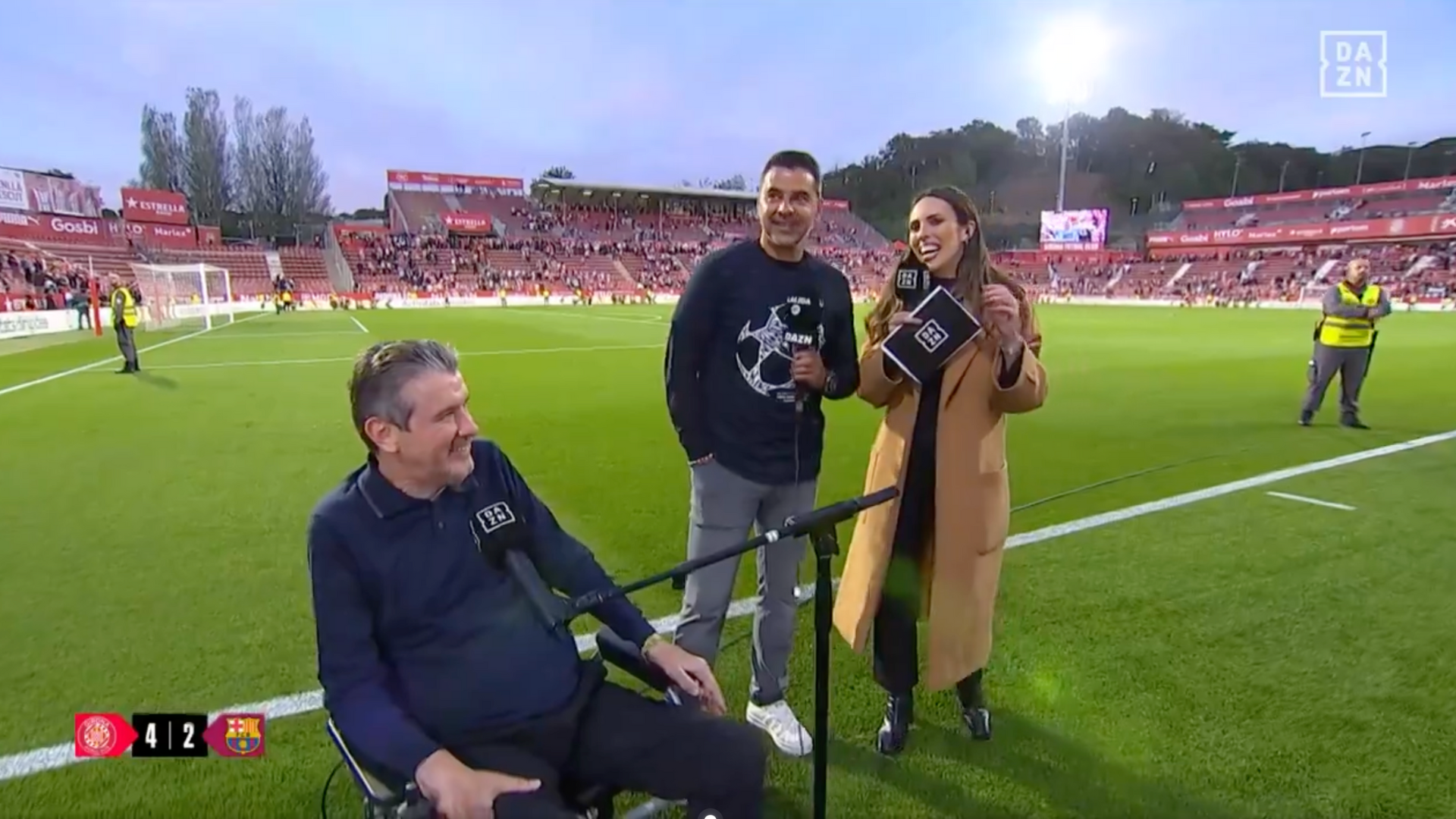 Míchel, Unzué, Sandra