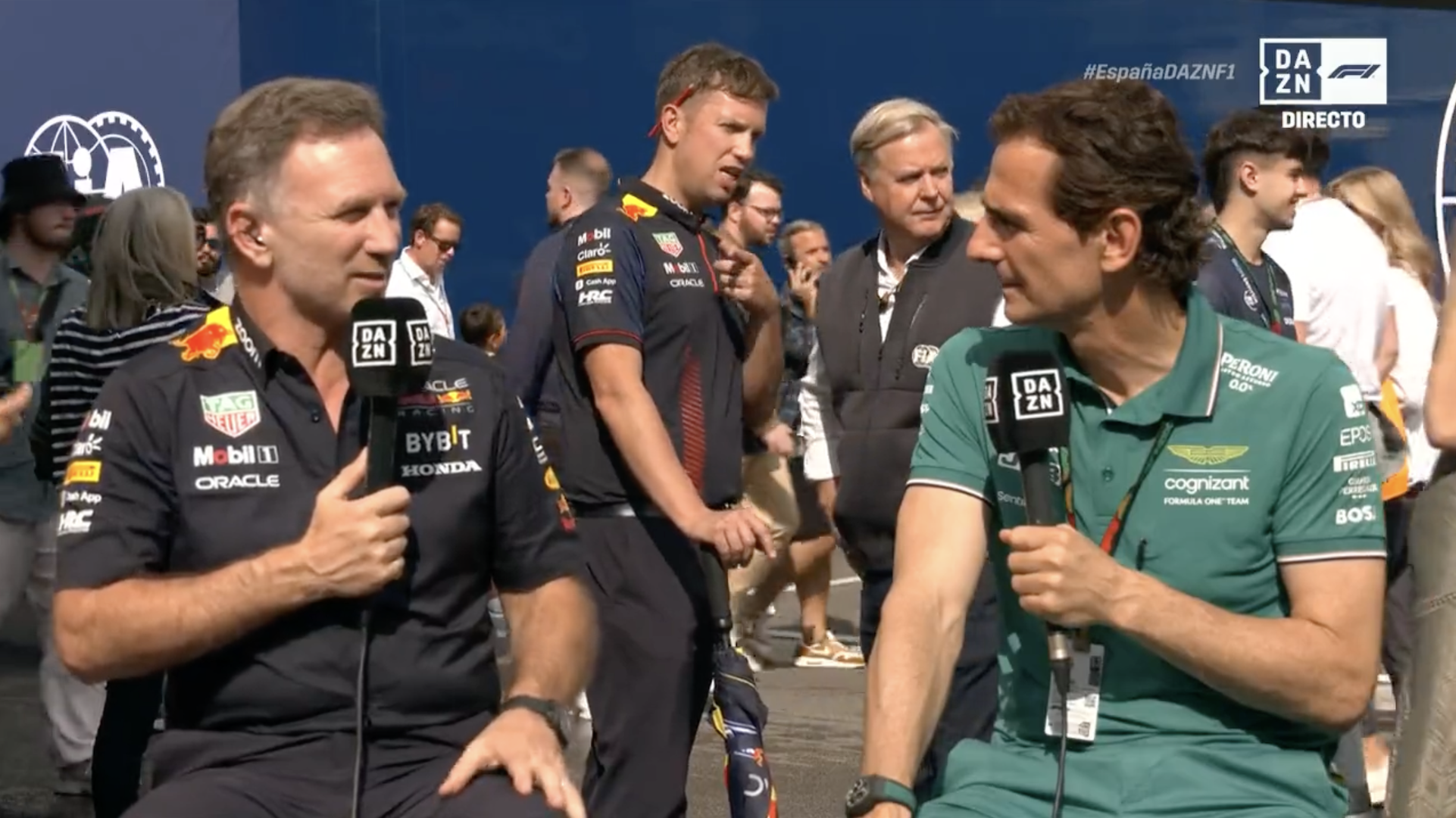 Christian Horner, Red Bull, Pedro de la Rosa, Aston Martin, F1