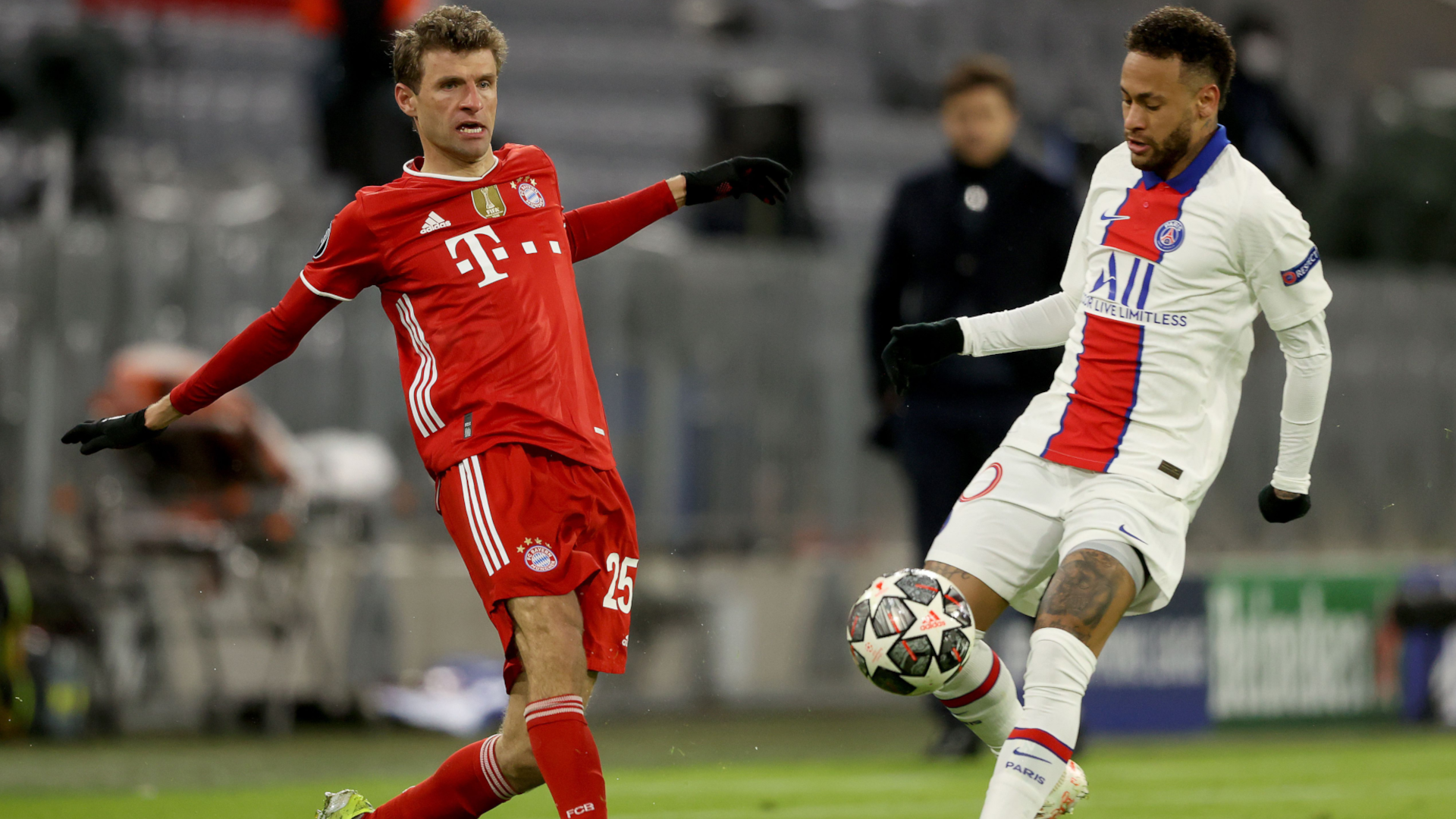 Thomas Müller Neymar FC Bayern München Paris Saint-Germain PSG Champions League 742021
