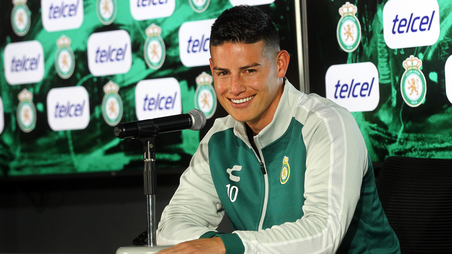 James Rodríguez, Club León, rueda de prensa