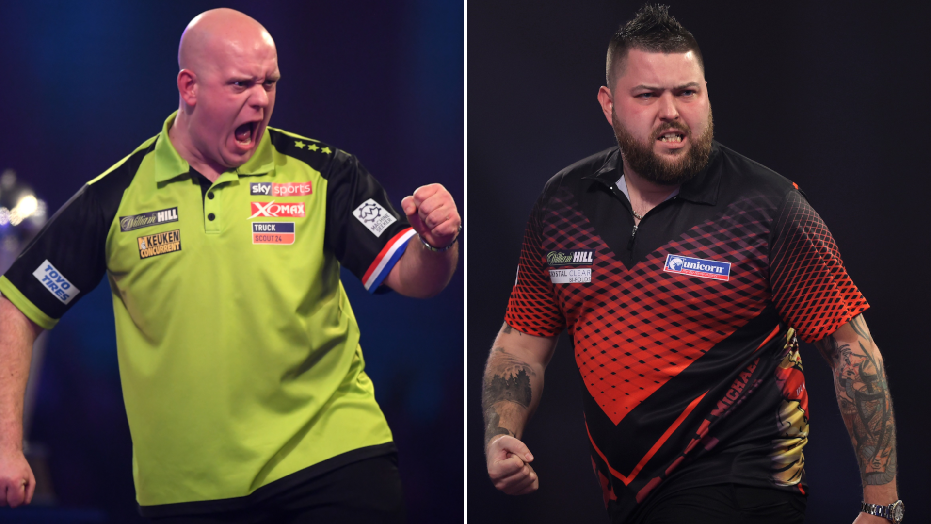 Darts-WM 2023 Finale Michael van Gerwen Michael Smith