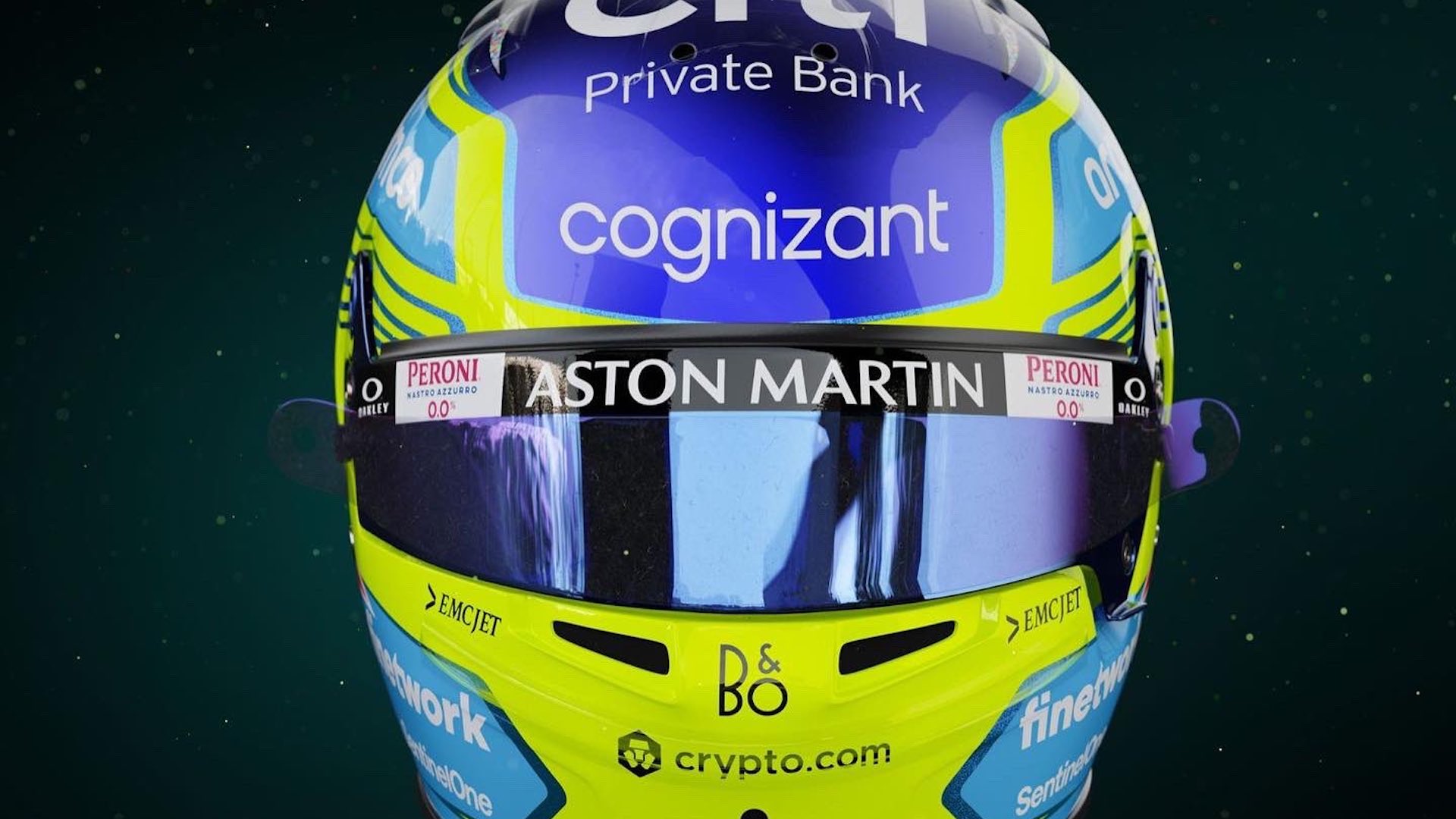 Casco Fernando Alonso, Aston Martin, F1