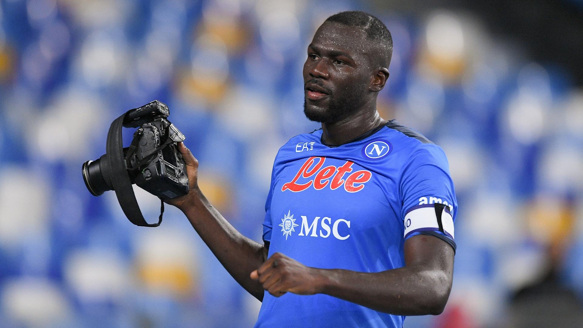 Il difensore del Napoli Kalidou Koulibaly