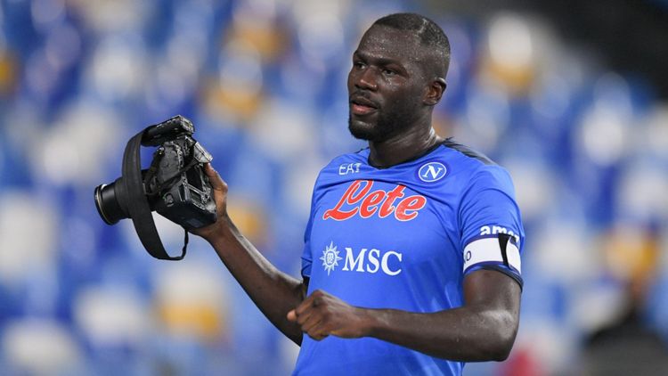 Il difensore del Napoli Kalidou Koulibaly