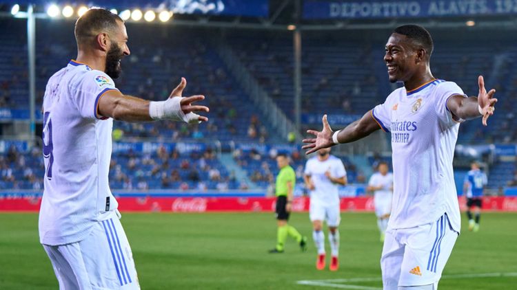 Real Madrid Alaba Benzema Jubel LIVE-STREAM Fußball