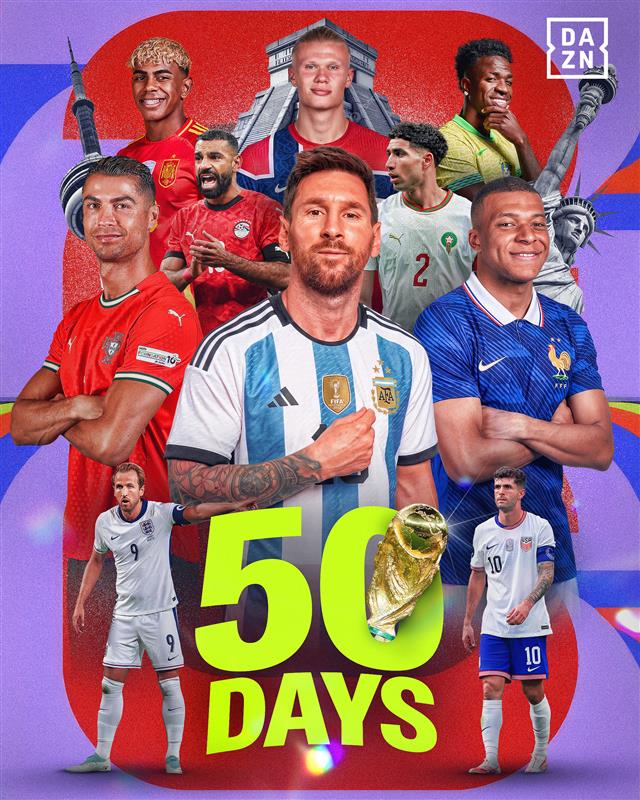 World Cup 50 days