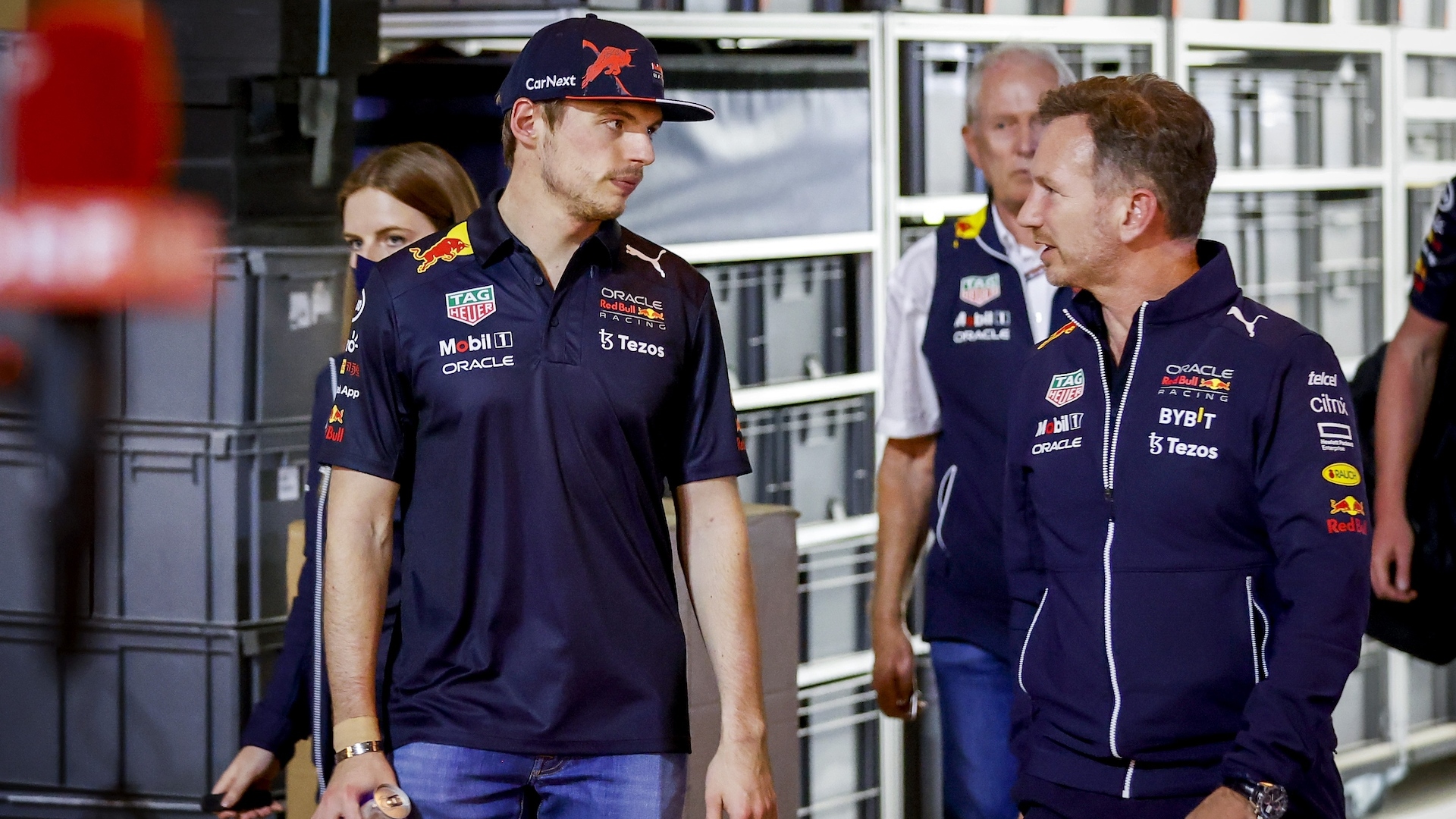 Max Verstappen, Christian Horner, Red Bull, DAZN