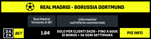 real madrid dortmund odds