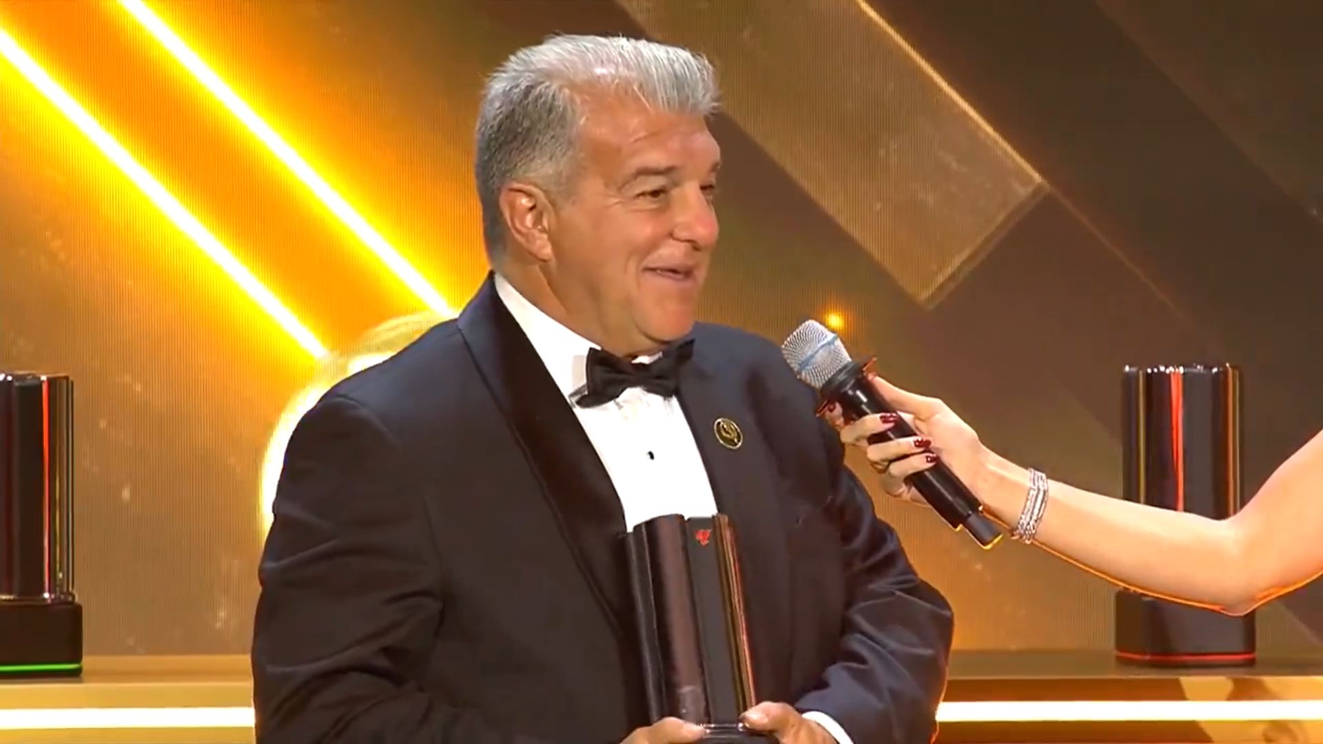 Joan Laporta, Globe Soccer Awards, FC Barcelona