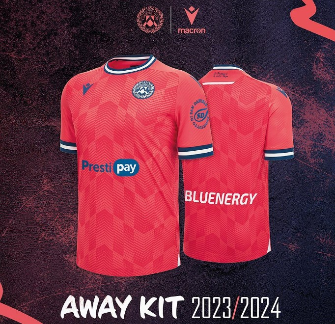 Udinese 2023-2024, seconda maglia, Serie A TIM 2023-2024
