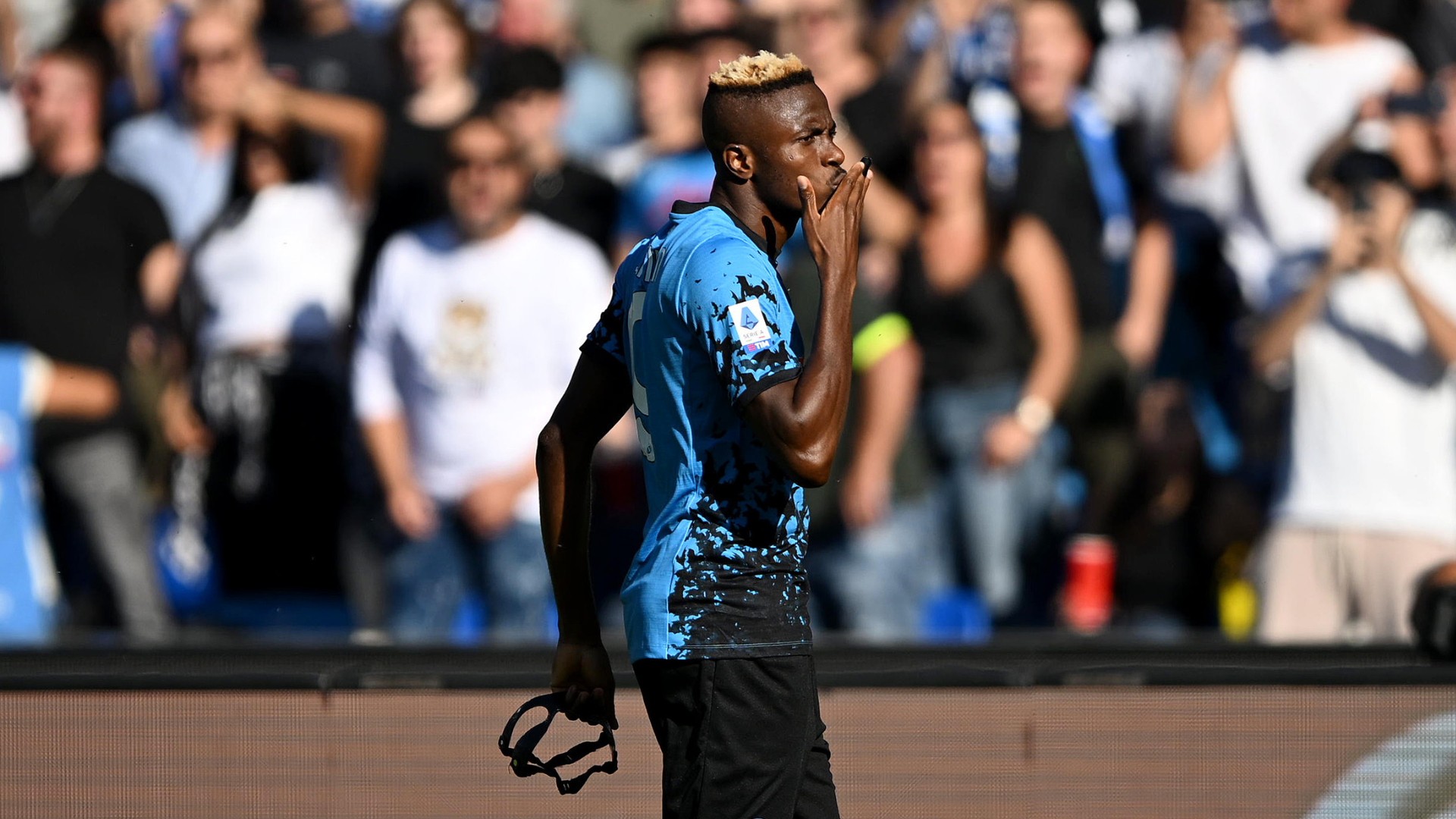 Osimhen Napoli al Maradona 2022/23 Serie A TIM DAZN