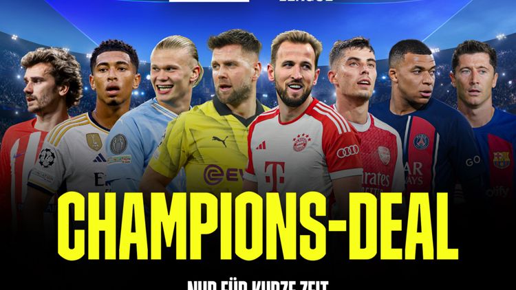 Chamions Deal DAZN Angebot April 2024 Banner