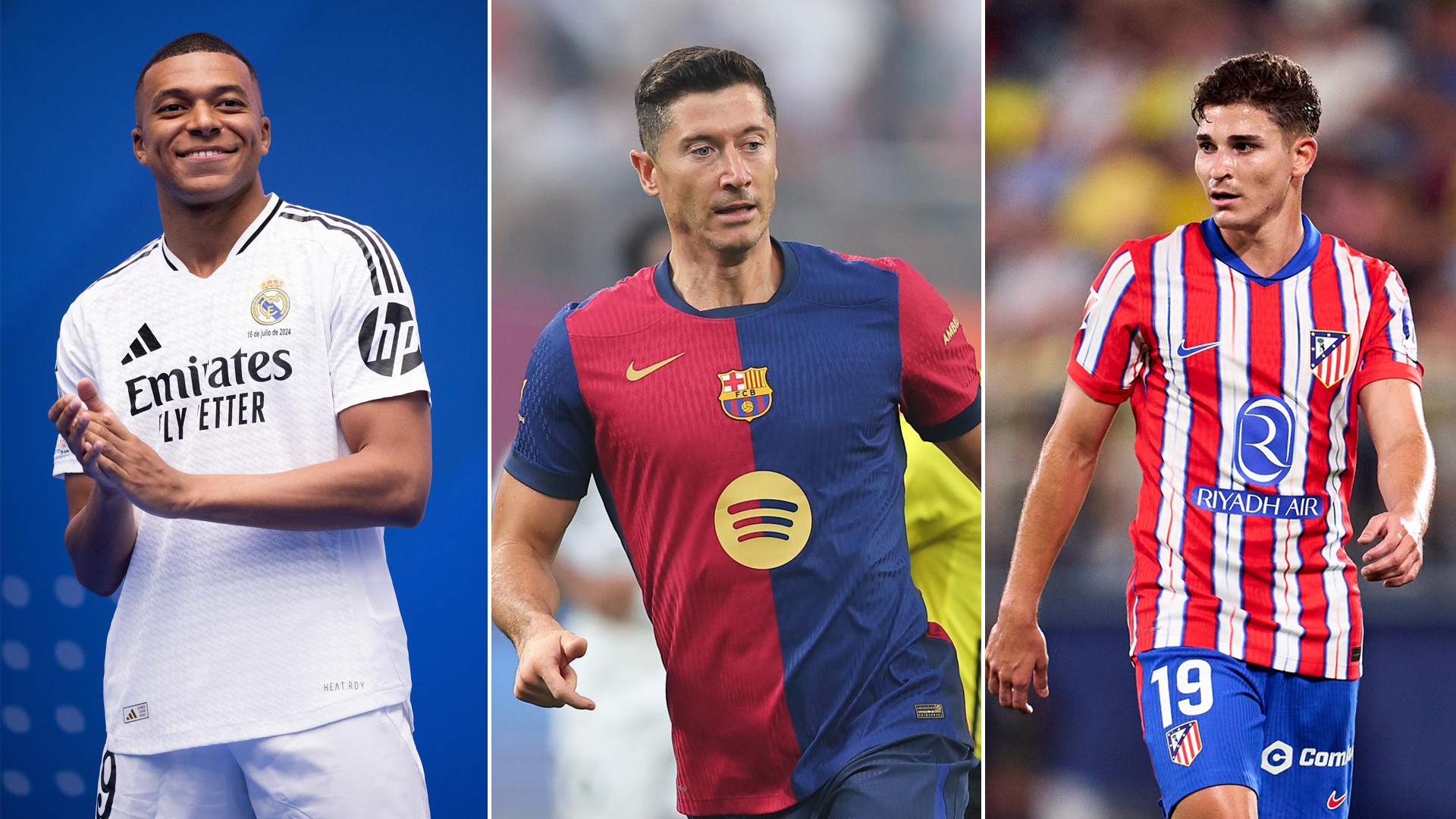 La Liga, Spanien, Spain, Kylian Mbappe, Robert Lewandowski, Julian Alvarez