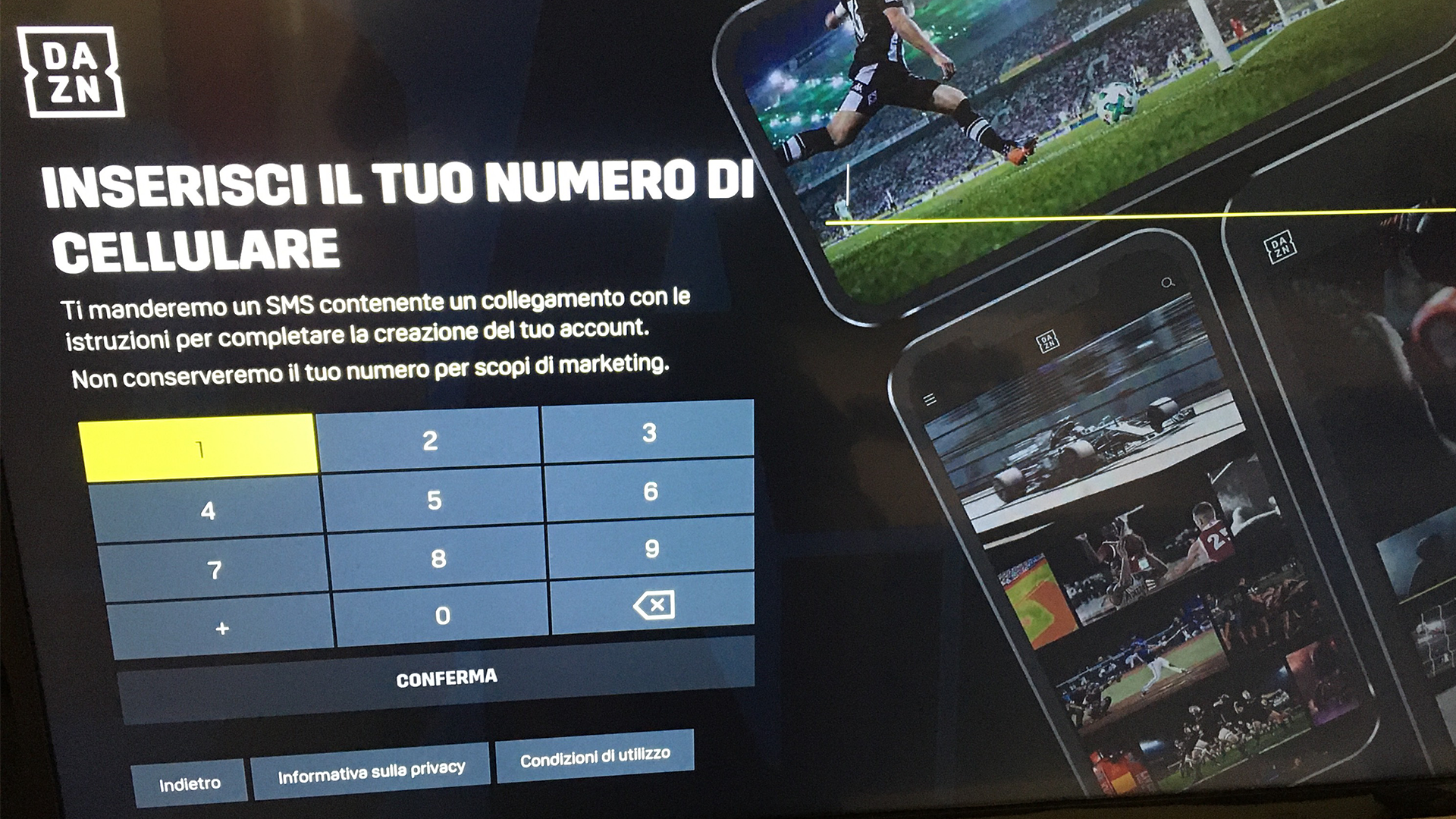 Come creare un account DAZN da PlayStation 5