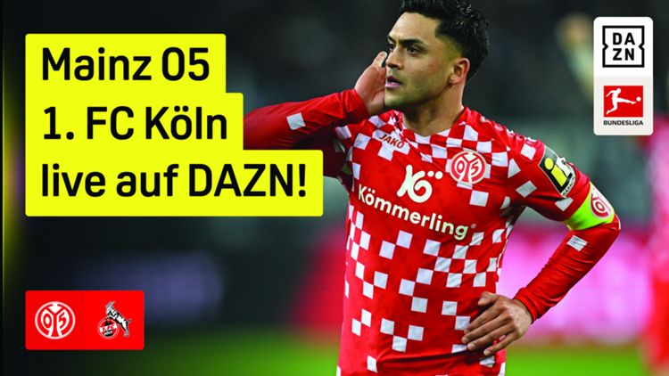 Mainz 05 1. FC Köln DAZN Bundesliga Header