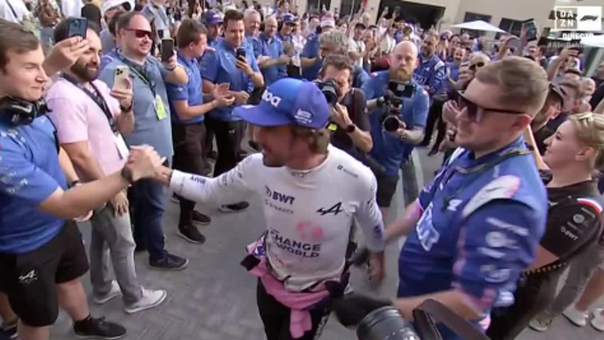 Fernando Alonso despedida Alpine