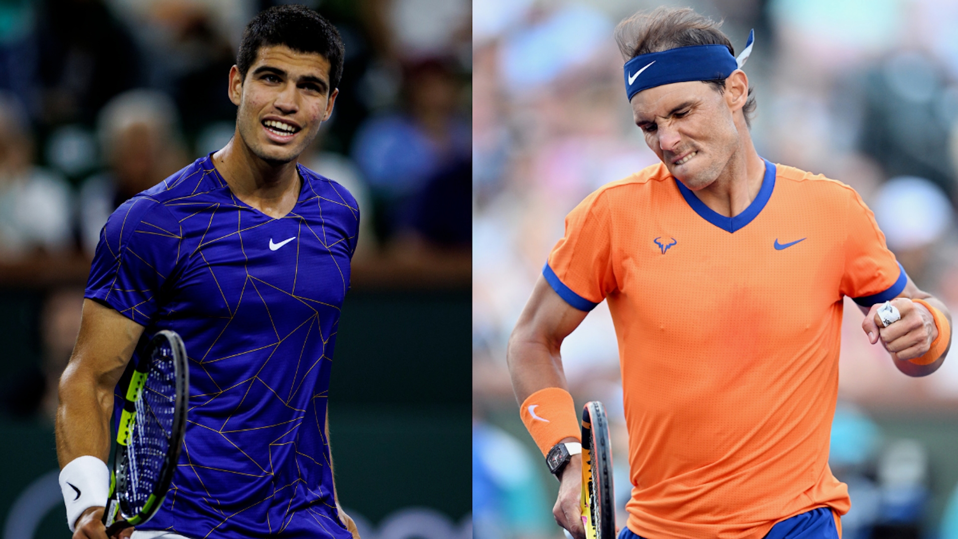 Carlos Alcaraz, Rafa Nadal, Indian Wells, BNP Paribas Open, Tennis, ATP