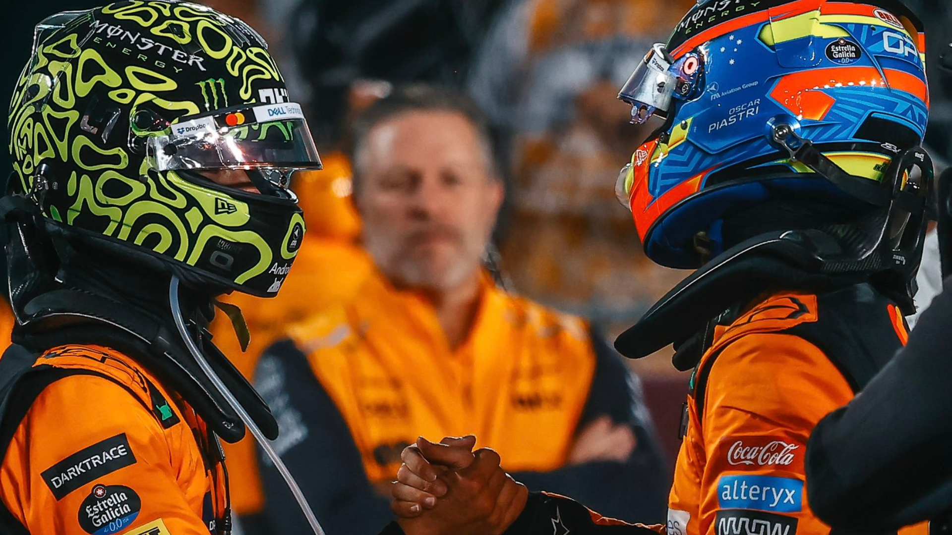 Lando Norris Oscar Piastri Qatar 2024 McLaren
