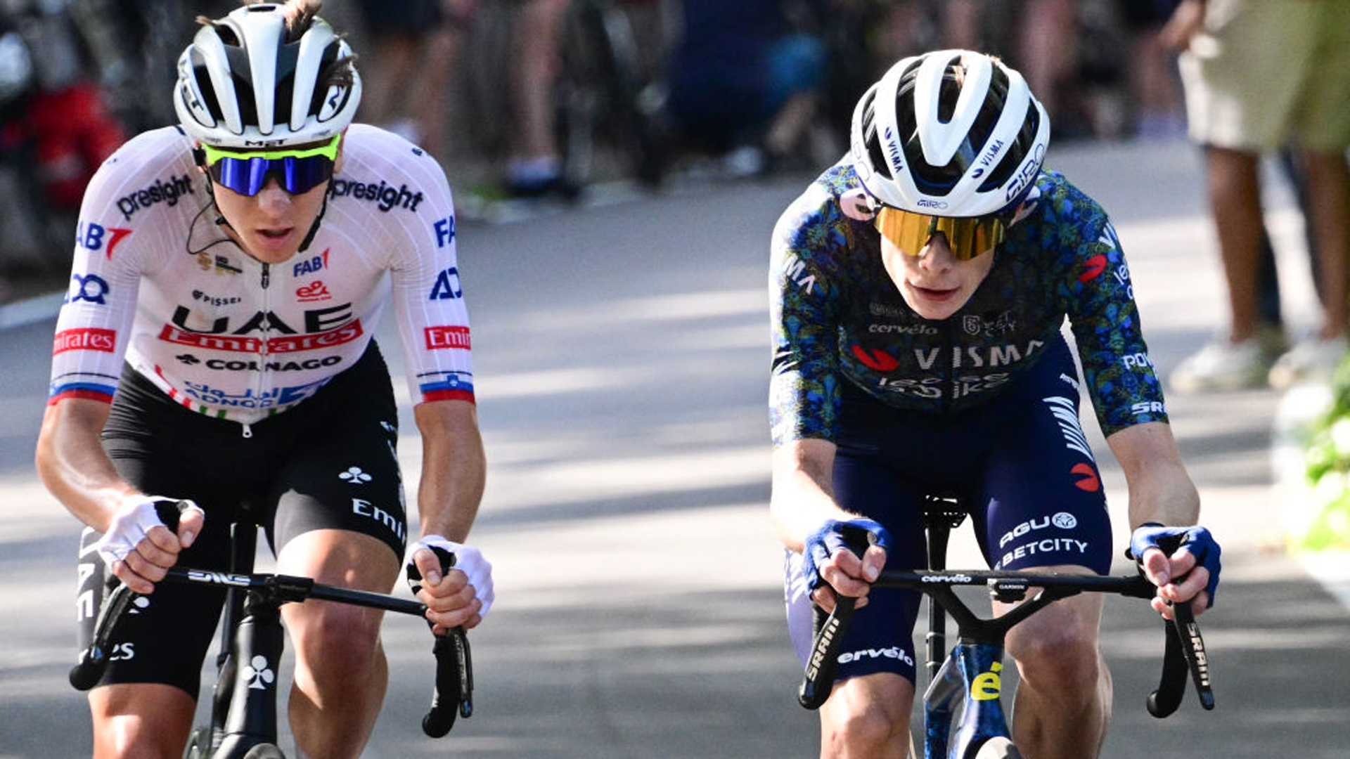 Tadej Pogacar Jonas Vingegaard Tour de France 30062024
