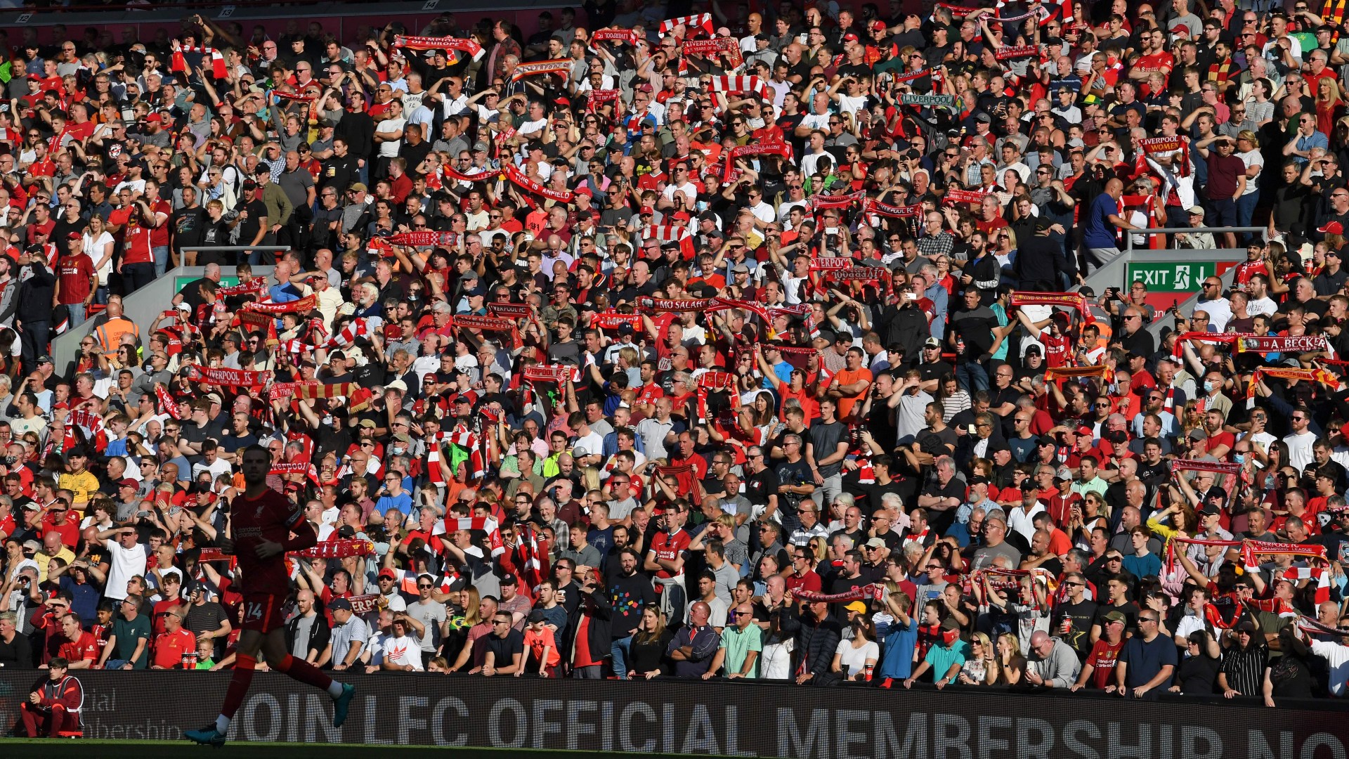 Liverpool fans Anfield Premier League