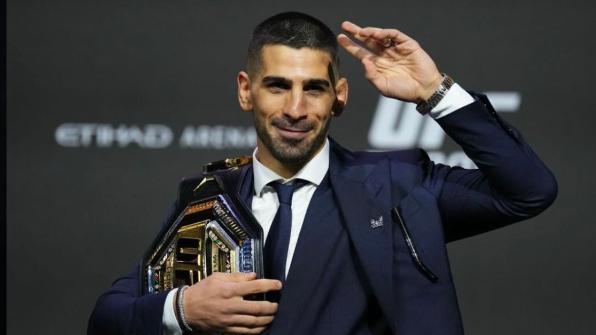 Ilia Topuria, cinturón, UFC