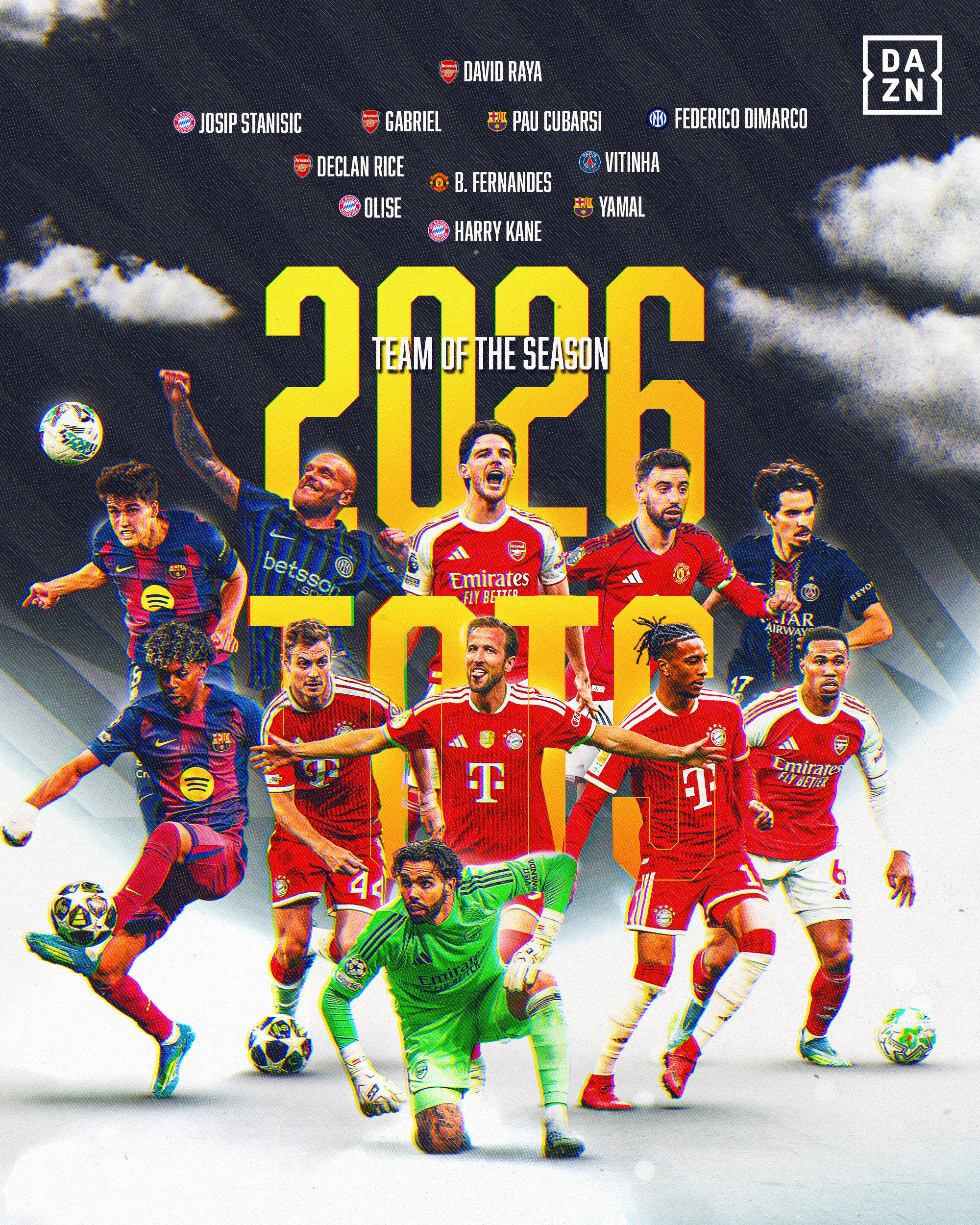 DAZN winners 2025-26: European XI of the season | DAZN News US