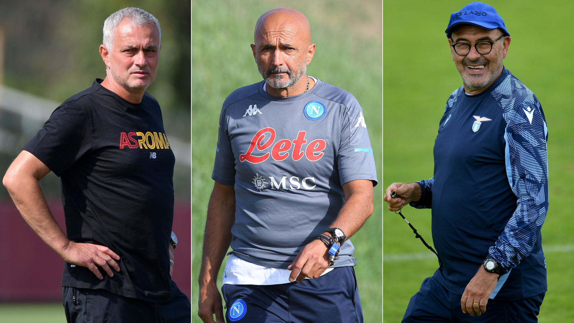 Mourinho, Sarri, Spalletti in cerca di un titolo. Europa League e Conference League sono tutte su DAZN