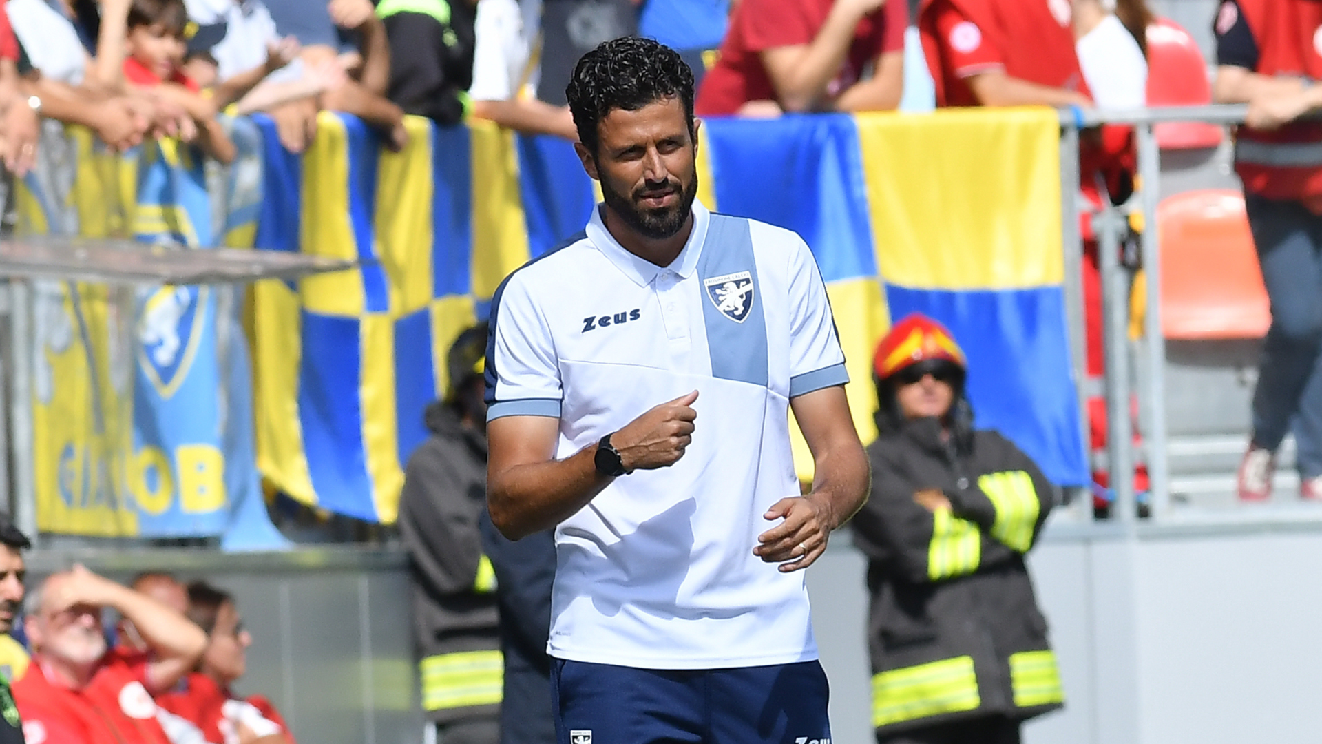 Fabio Grosso allenatore Frosinone Serie BKT 2022/23 DAZN