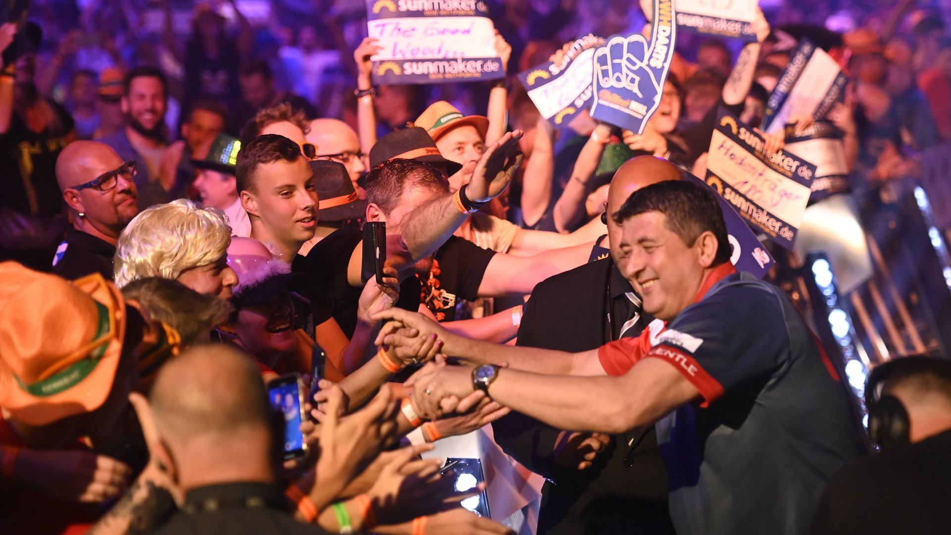 Mensur Suljovic PDC World Grand Prix Darts