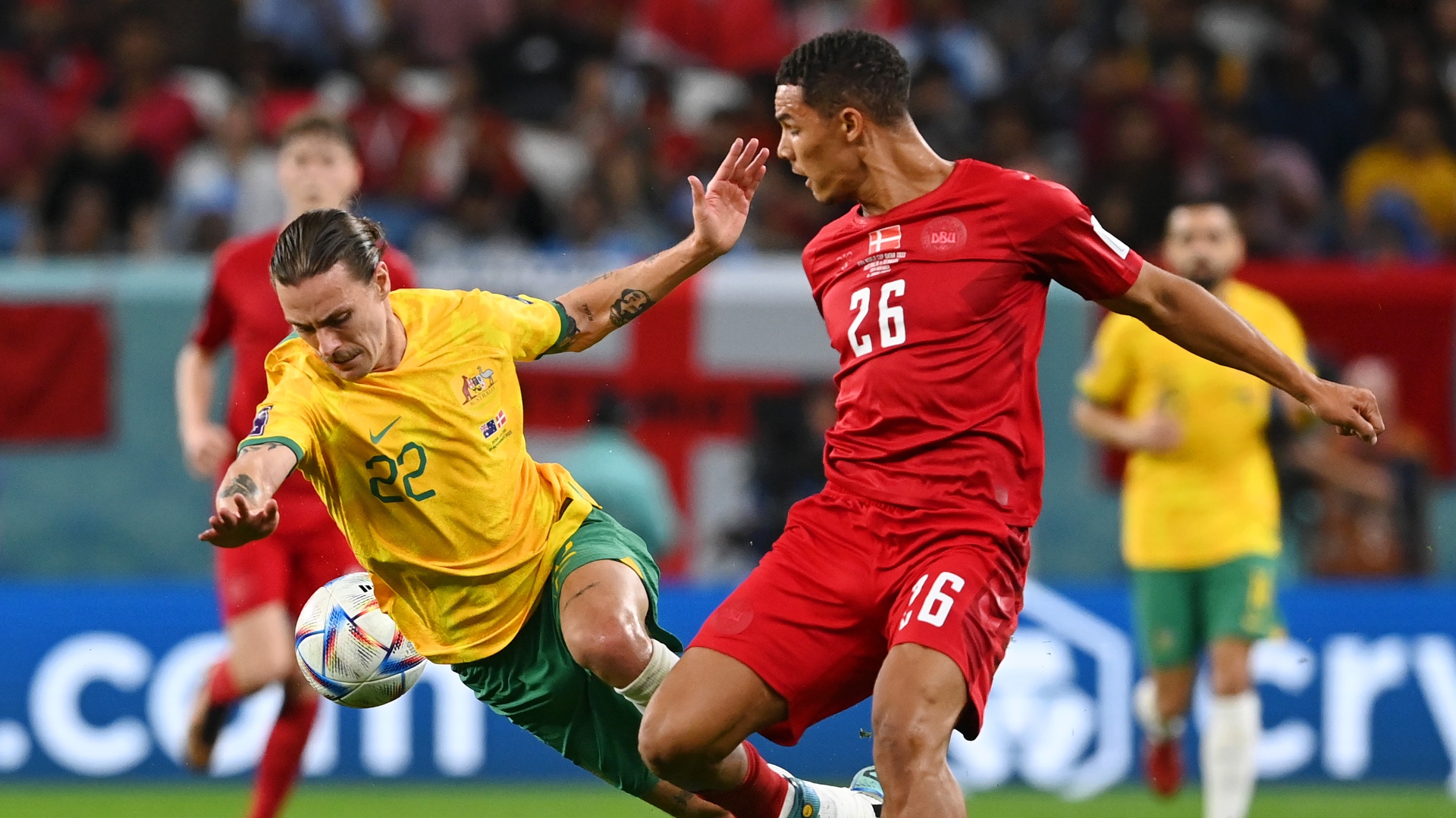 Australia Dinamarca Mundial 2022