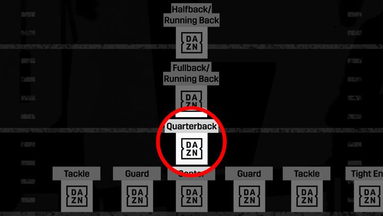 QUARTERBACK NFL Positionen American Football