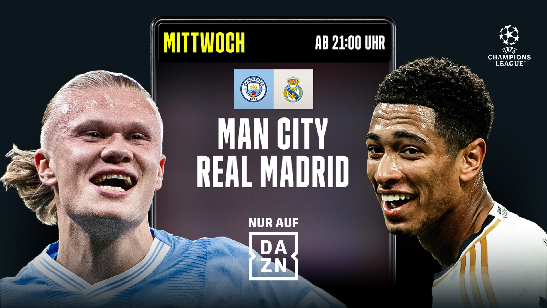 Manchester City Real Madrid Champions League Viertelfinale 2024 Rückspiel Header