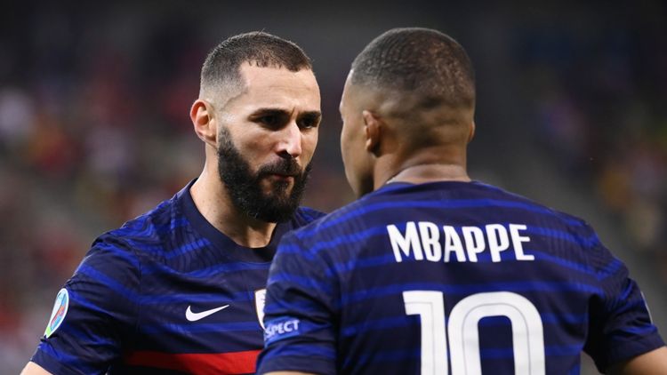 Frankreich Kylian Mbappe Karim Benzema