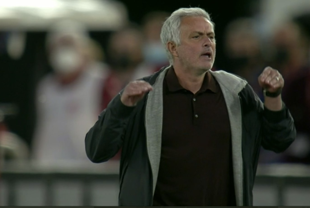 Mourinho espulso contro il Napoli