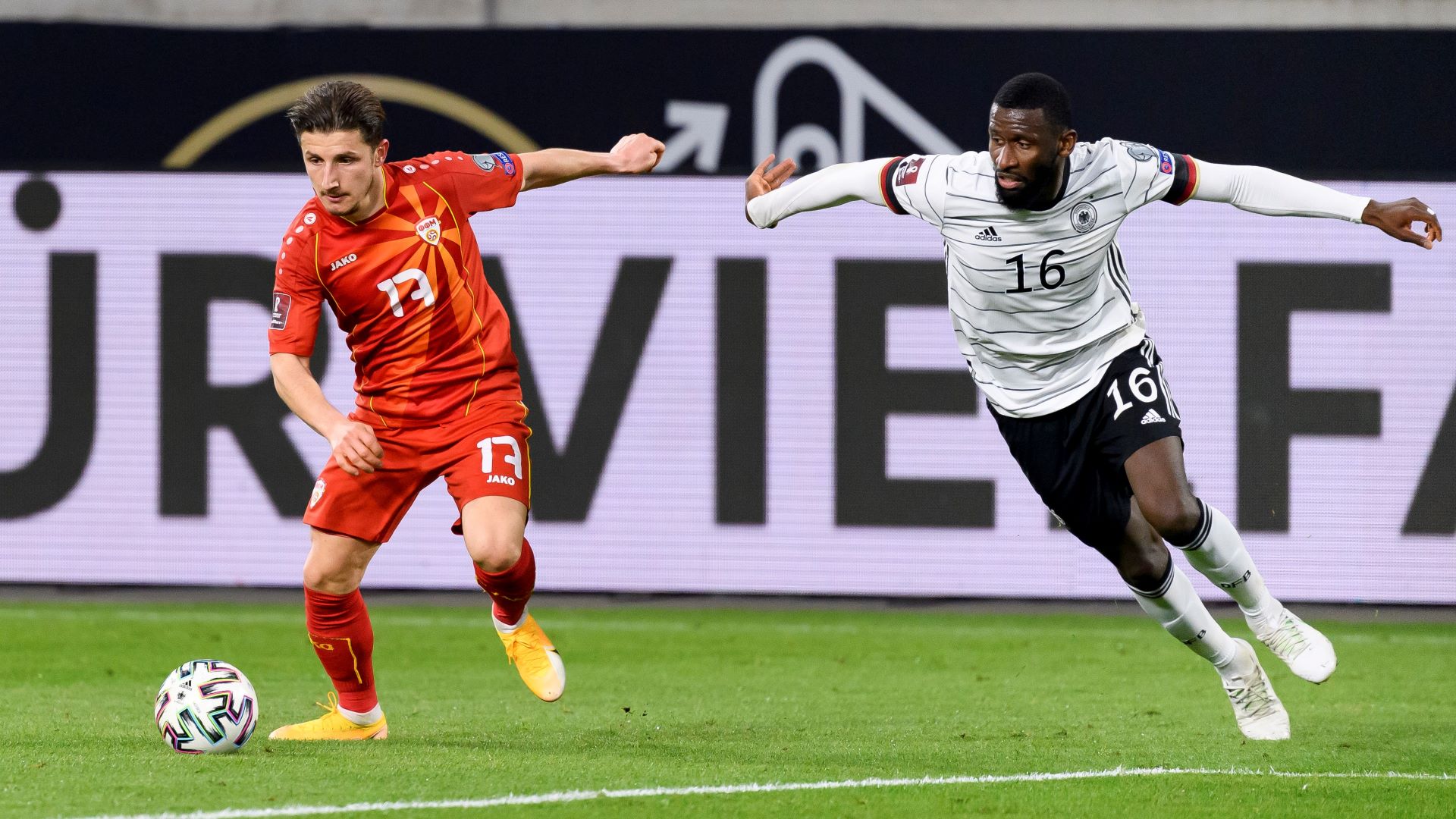 Nordmazedonien Bardhi Deutschland Rüdiger TV LIVE-STREAM WM-Qualifikation