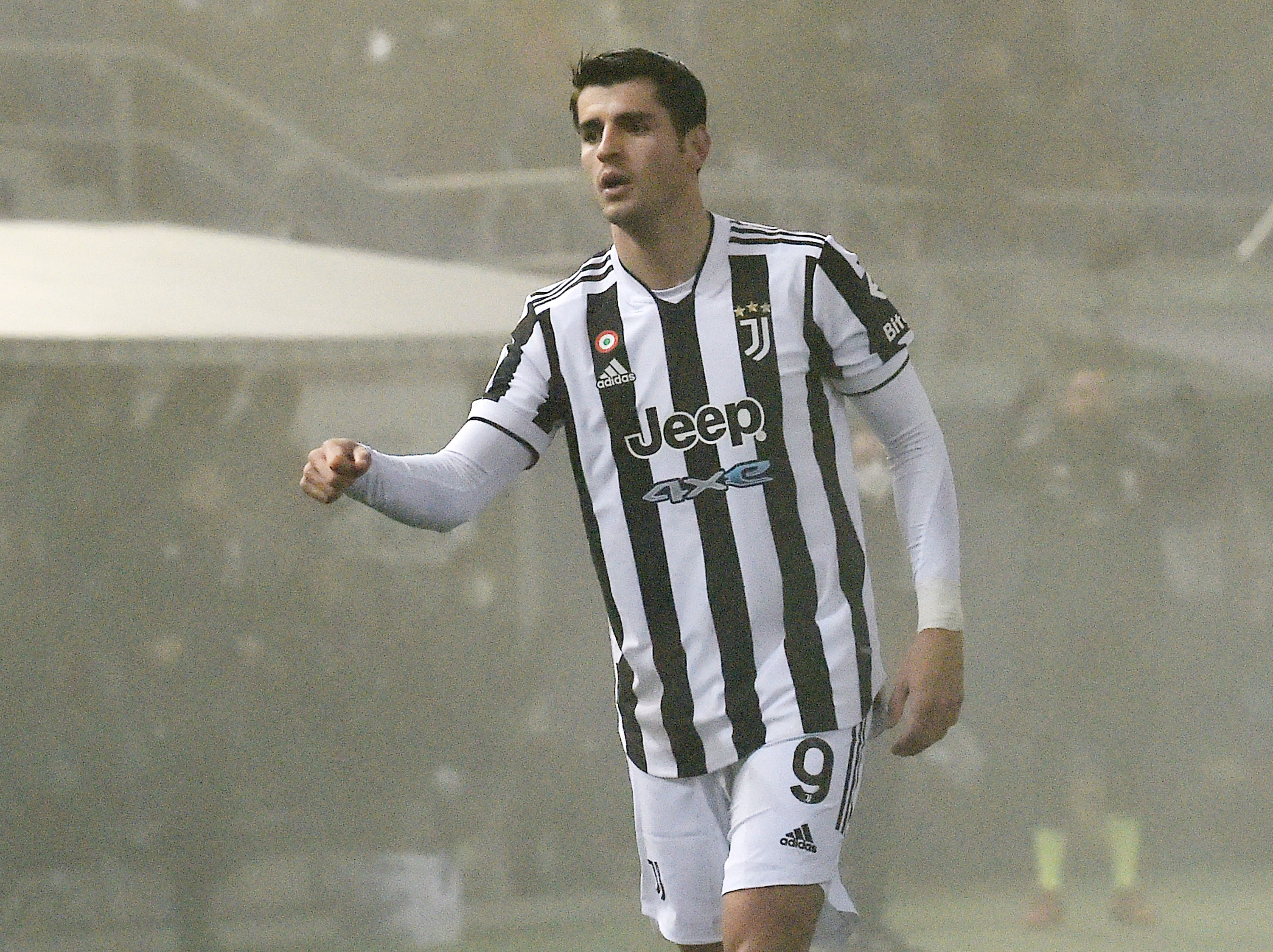 Alvaro Morata durante Bologna-Juventus