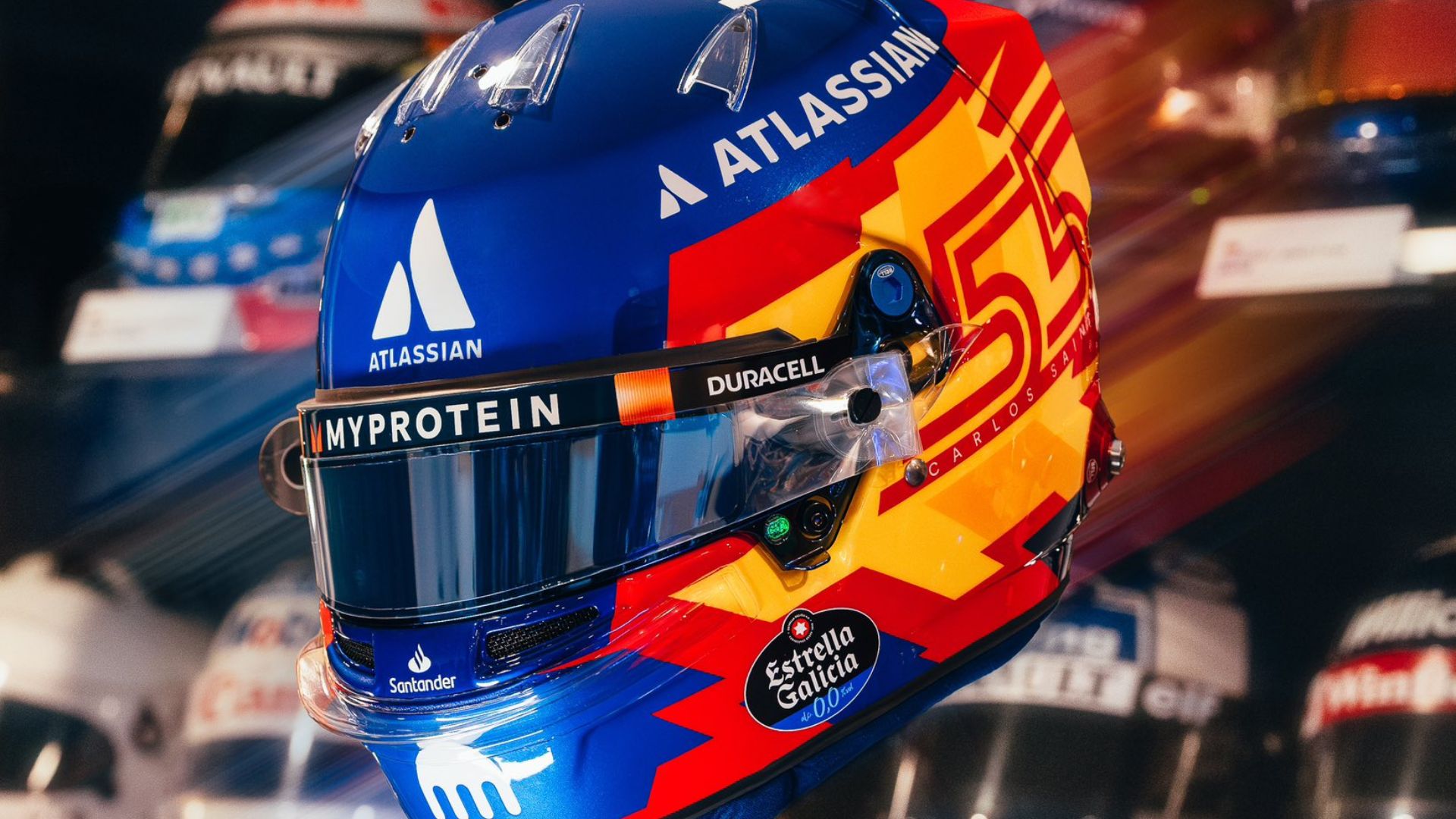 Casco Carlos Sainz