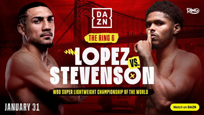 Shakur Stevenson vs. Teofimo Lopez | DAZN - January 31, 2026 - BoxRec