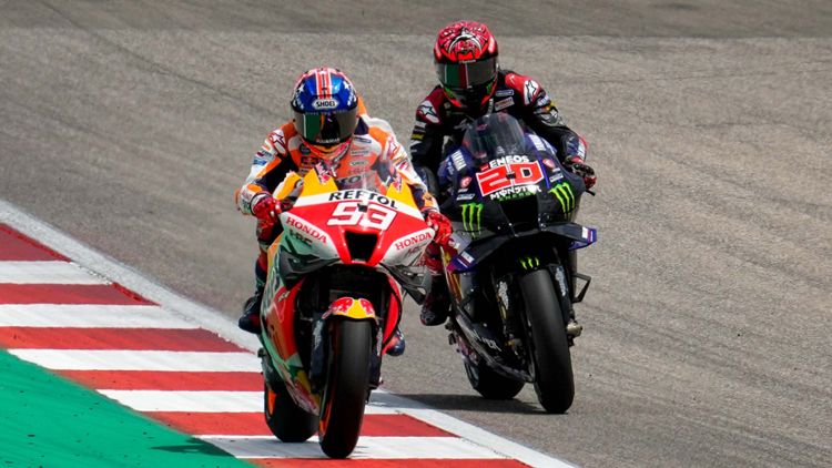 Fabio Quartararo, Marc Márquez, Yamaha, Repsol Honda Team HRC, Red Bull GP of the Americas, 2022 MotoGP