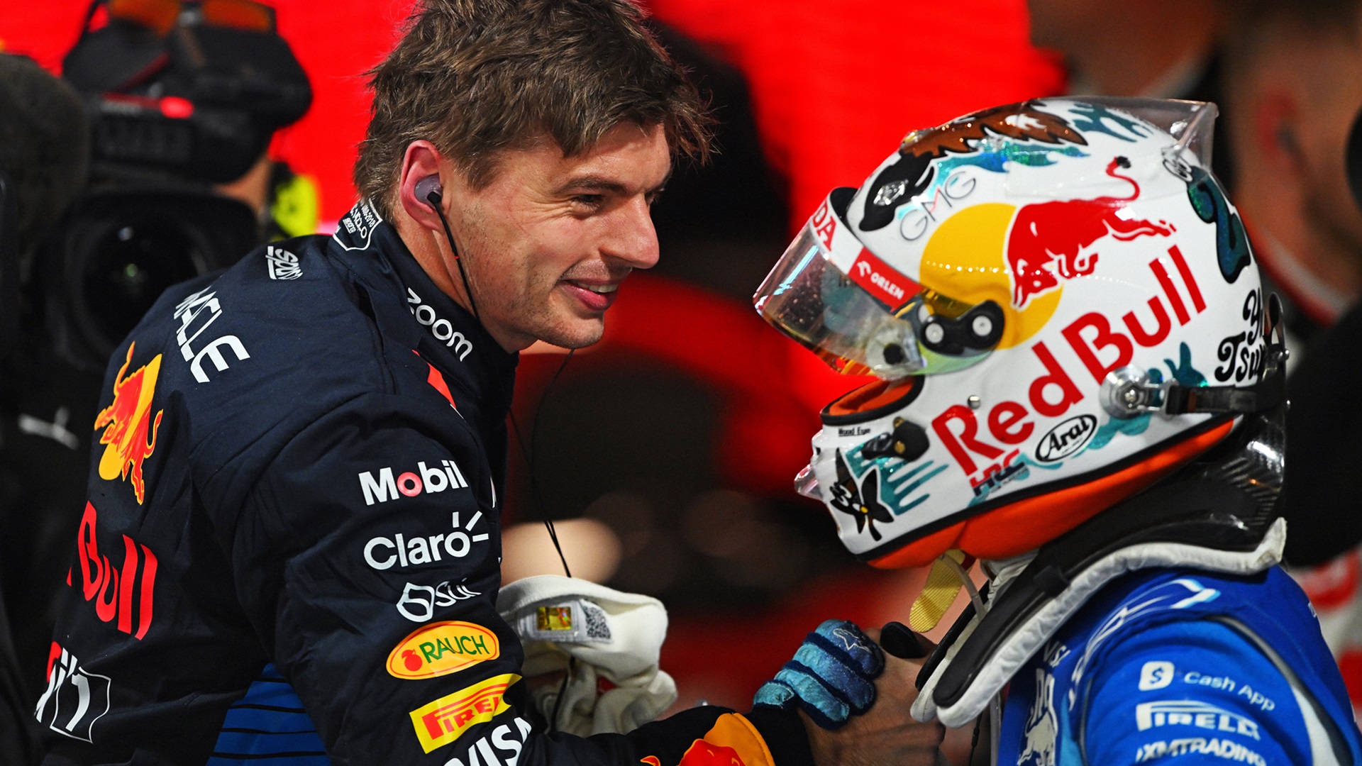 2024-11-23 Verstappen Tsunoda Yuki F1 Formula 1