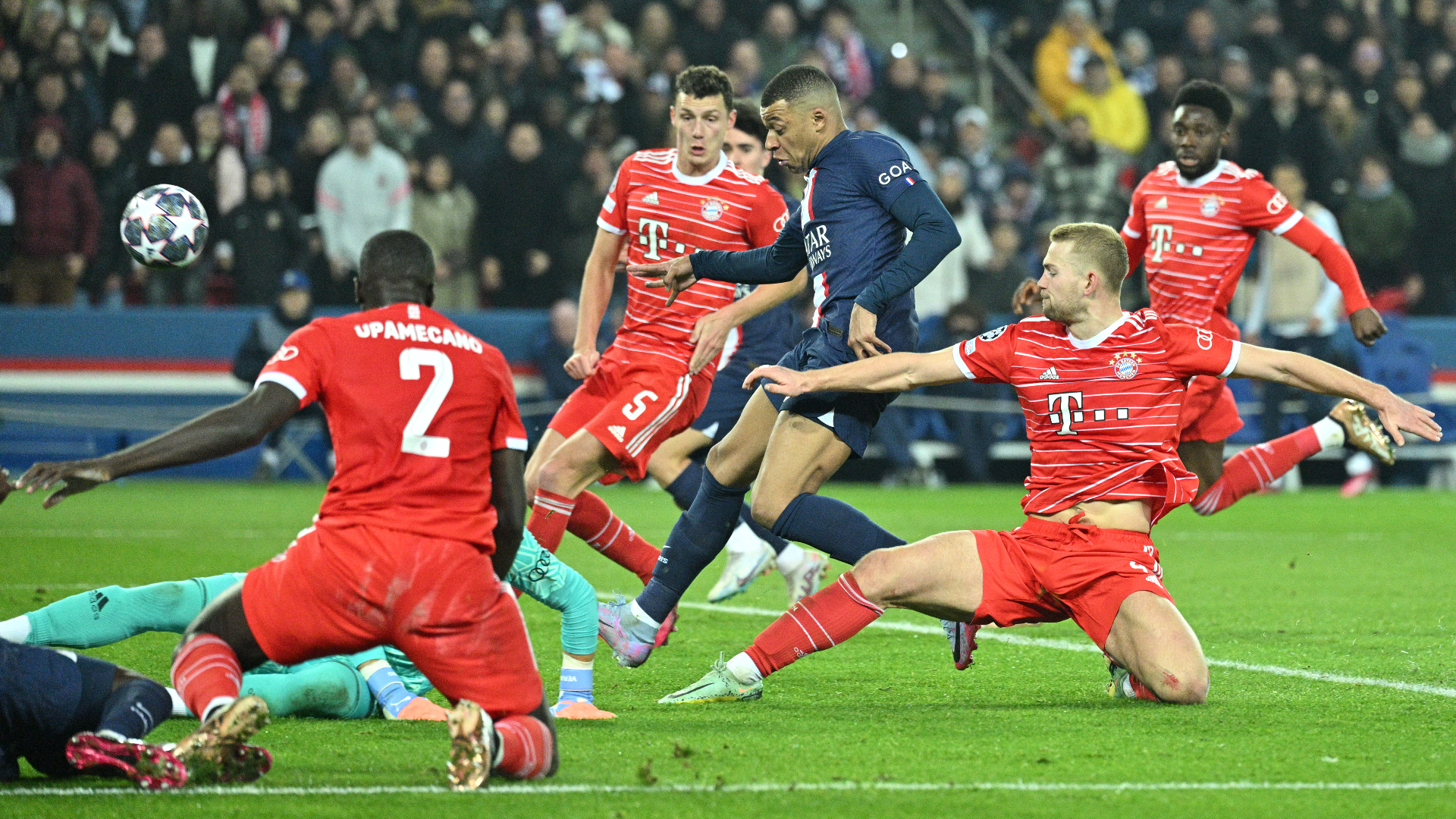Kylian Mbappe Paris Saint-Germain FC Bayern 14022023