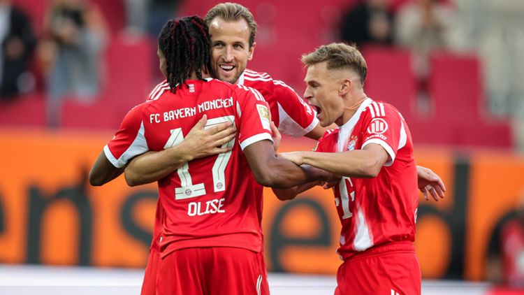 Michael Olise Harry Kane Joshua Kimmich FC Bayern München Bundesliga 30082025