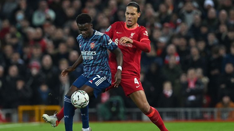 Liverpool-Arsenal 0-0, Carabao Cup, gli highlights del match su DAZN Italia