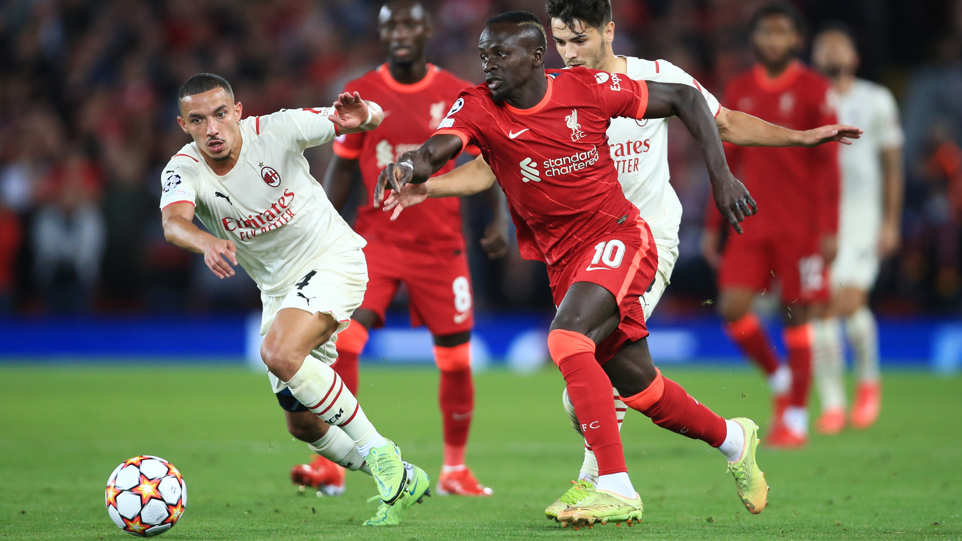 ONLY GER FC Liverpool AC Milan Champions League Sadio Mane Ismael Bennacer 15092021